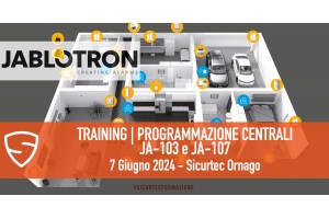 Jablotron training programmazione centrali: iscriviti al corso ad Ornago